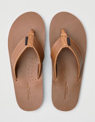 american eagle leather flip flops