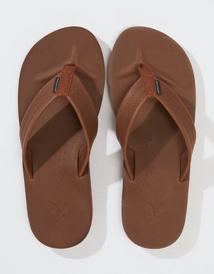 AE Men's Leather Flip Flop