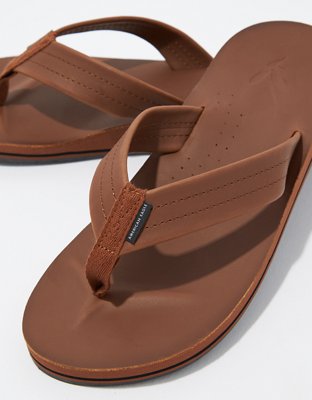 AE Men's Leather Flip Flop