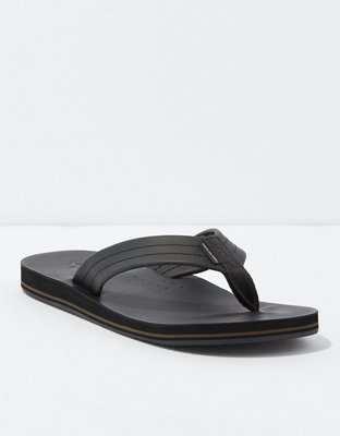 AE Mens Leather Flip Flop