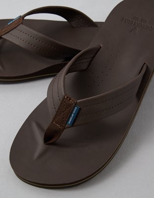 AE Men's Leather Flip Flop