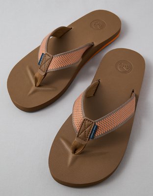 AE Men's Striped Webbing Flip-Flop