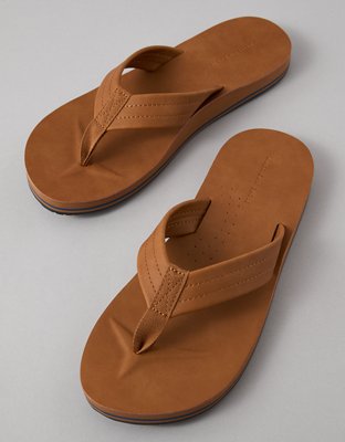 AE Men's Classic Leather Flip Flop