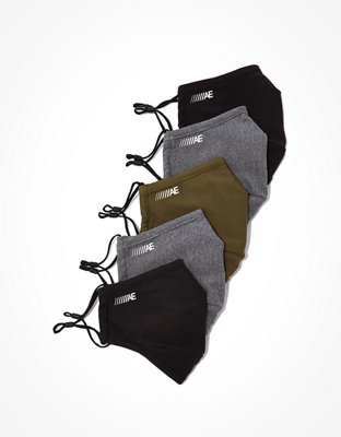 AEO Active Constructed Training Masks 5-Pack