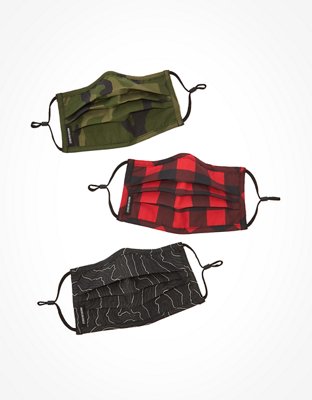 American Eagle AEO Printed Pleated Masks 3-Pack — фото 2