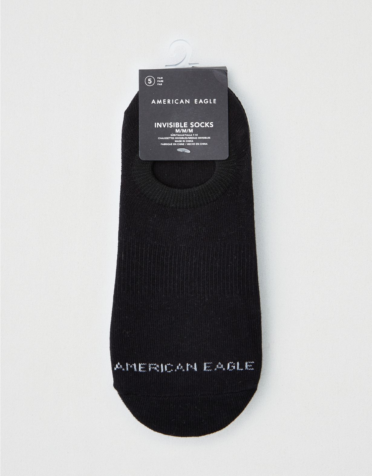 Paquete de 5 pares de calcetines invisibles AEO