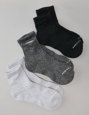 Quarter Crew Socks (3-Pack)