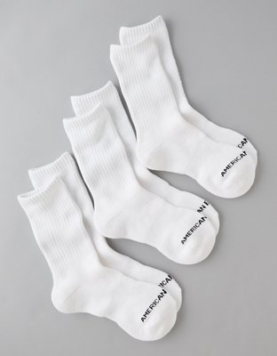 AE Quarter Crew Socks 3-Pack | American Eagle