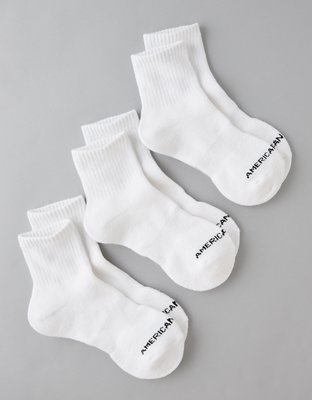 AE Quarter Crew Socks 3-Pack