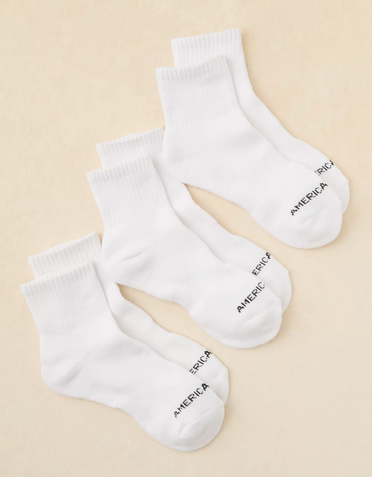 AE Quarter Crew Socks 3-Pack - thumbnail 2