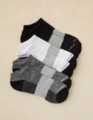 AE Low-Cut Socks 3-Pack Men's Dark Heather Gray One Size