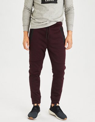 ae gridback fleece jogger