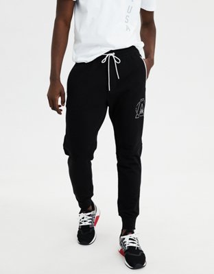 ae gridback fleece jogger