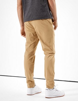 american eagle flex khaki joggers 