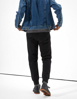 ae gridback fleece jogger