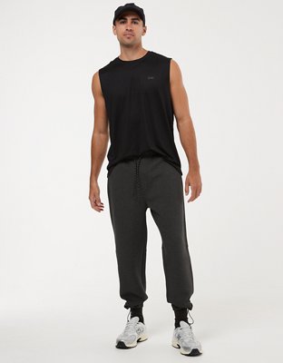 AE, Core Cuffed Joggers - Black, Gym Jogger Men