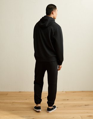 Мужские брюки American Eagle AE 24/7 Cinched Jogger, цвет: Чёрный — фото 2