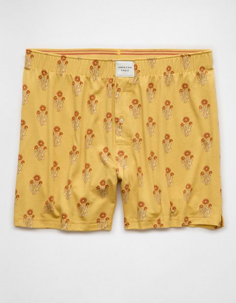 Мужские брюки American Eagle AEO Floral Slim Knit Ultra Soft Boxer Short