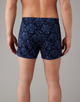 AEO Men's Floral Slim Knit Ultra Soft Boxer Short