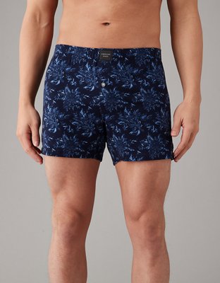 AEO Men's Floral Slim Knit Ultra Soft Boxer Short
