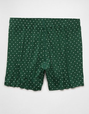 AEO Men's Polka Dots Slim Knit Ultra Soft Boxer Short