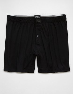 AEO Plaid Ultra Soft Pocket Boxer Short