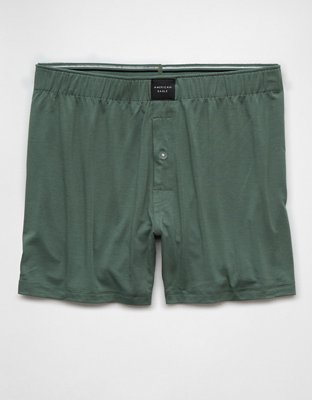 AEO Mens Slim Knit Ultra Soft Boxer Short