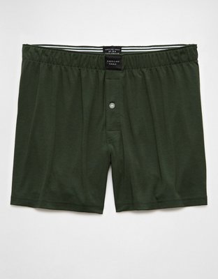 AEO Mens Slim Knit Ultra Soft Boxer Short