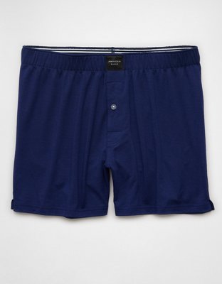 AEO Mens Slim Knit Ultra Soft Boxer Short