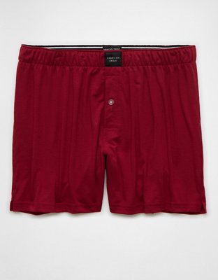 AEO Mens Slim Knit Ultra Soft Boxer Short