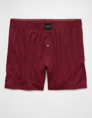 AEO Mens Slim Knit Ultra Soft Boxer Short