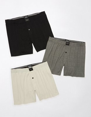 Men Black Pack Of 3 Woven Boxer Shorts