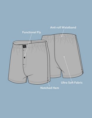 Мужские брюки American Eagle AEO Pineapples Slim Knit Ultra Soft Boxer Short — фото 2