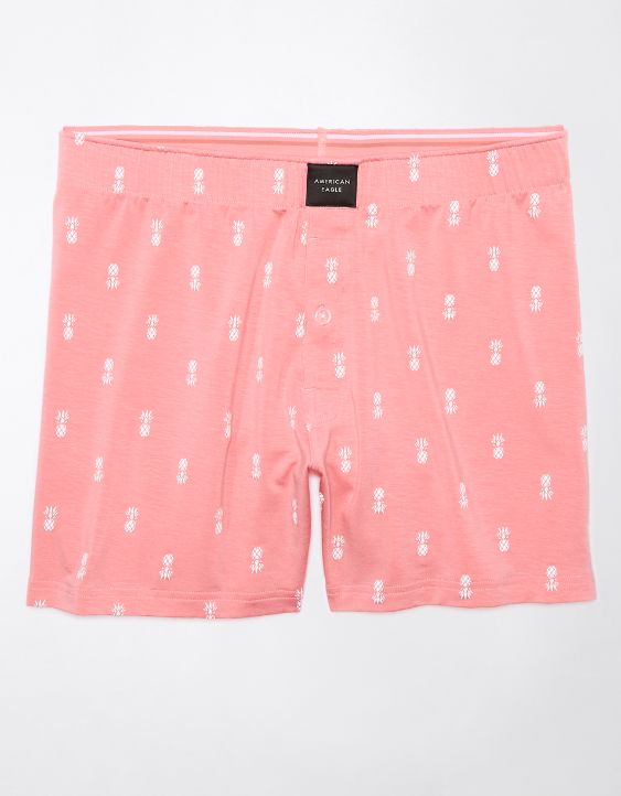AEO Pineapples Slim Knit Ultra Soft Boxer Short