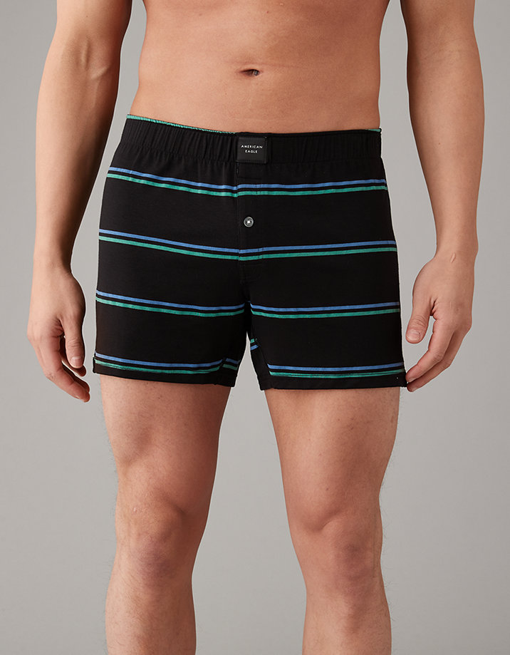 AEO Stripes Slim Knit Ultra Soft Boxer Short