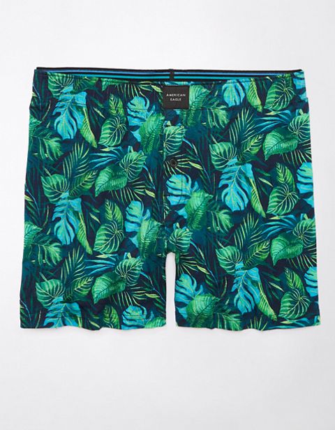 Мужские брюки American Eagle AEO Jungle Slim Knit Ultra Soft Boxer Short