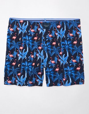 AEO Men's Tropical Slim Knit Ultra Soft Boxer Short