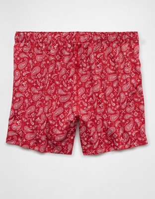 Мужские брюки American Eagle AEO Men's Paisley Slim Knit Ultra Soft Boxer Short — фото 3