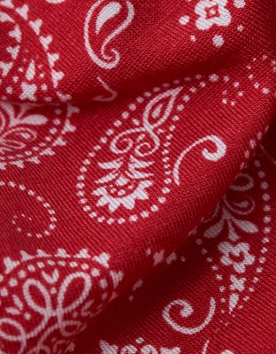 Мужские брюки American Eagle AEO Men's Paisley Slim Knit Ultra Soft Boxer Short — фото 2