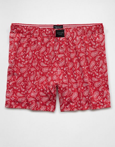 Мужские брюки American Eagle AEO Paisley Slim Knit Ultra Soft Boxer Short