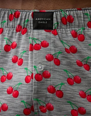 AEO Cherries Slim Knit Ultra Soft Boxer Short