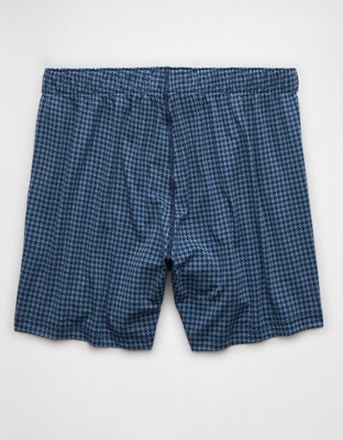 AEO Men's Houndstooth Slim Knit Ultra Soft Boxer Short