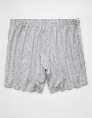 AEO Men's Cable Knit Slim Ultra Soft Boxer Short