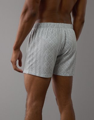 AEO Men's Cable Knit Slim Knit Ultra Soft Boxer Short