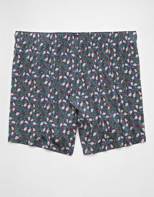 AEO Men's Mistletoe Slim Knit Ultra Soft Boxer Short