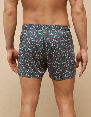 AEO Men's Mistletoe Slim Knit Ultra Soft Boxer Short