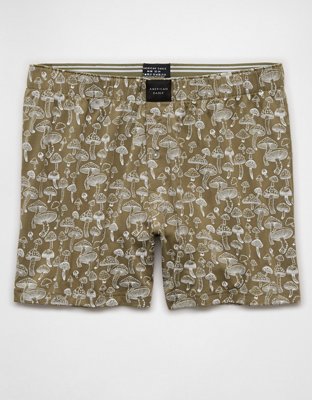 Caleçon boxeur ultradoux en tricot à coupe ajustée champignons pour hommes AEO