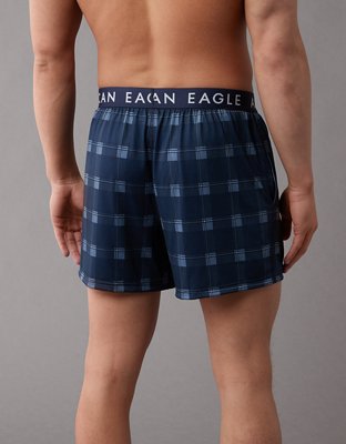 AEO Plaid Ultra Soft Boxer Short