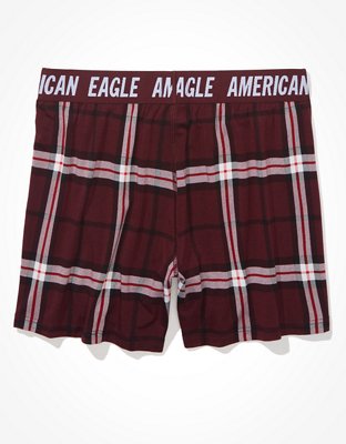 AEO Plaid Ultra Soft Boxer Short