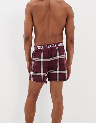 AEO Plaid Ultra Soft Boxer Short